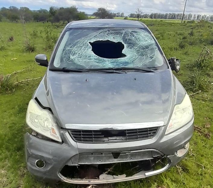 Gob. Febre: Conductor de Ramírez protagonizó un despiste en Ruta 26