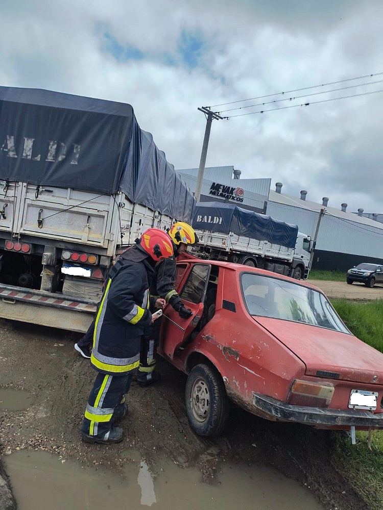 Gualeguay: Triple choque en la Ruta Provincial Nº 11