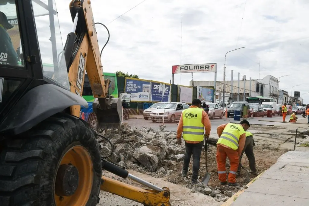 Habrá reducción parcial del tránsito en un tramo de avenida Almafuerte por obras