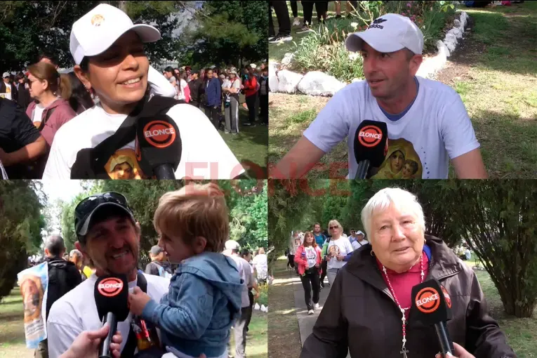 Historias que emocionan en la Peregrinación de los Pueblos: “Nuestra mamá María no nos abandona nunca”