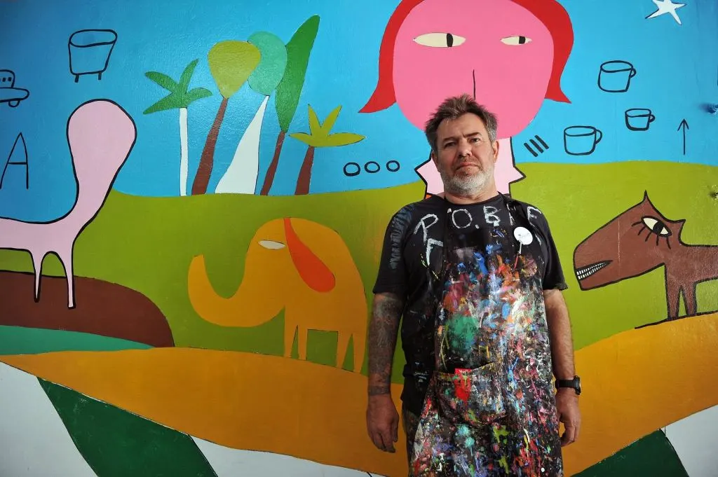 Hospital San Roque: denuncian que borraron un mural de Milo Lockett