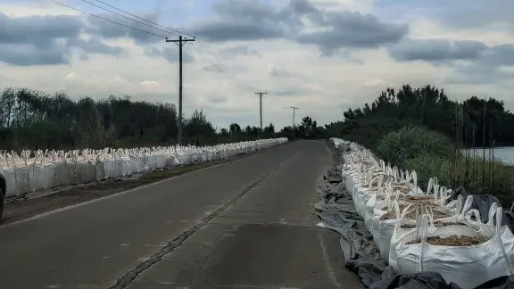 Ibicuy declaró la emergencia hídrica hasta fin de año y el Ejército evalúa instalar puentes móviles