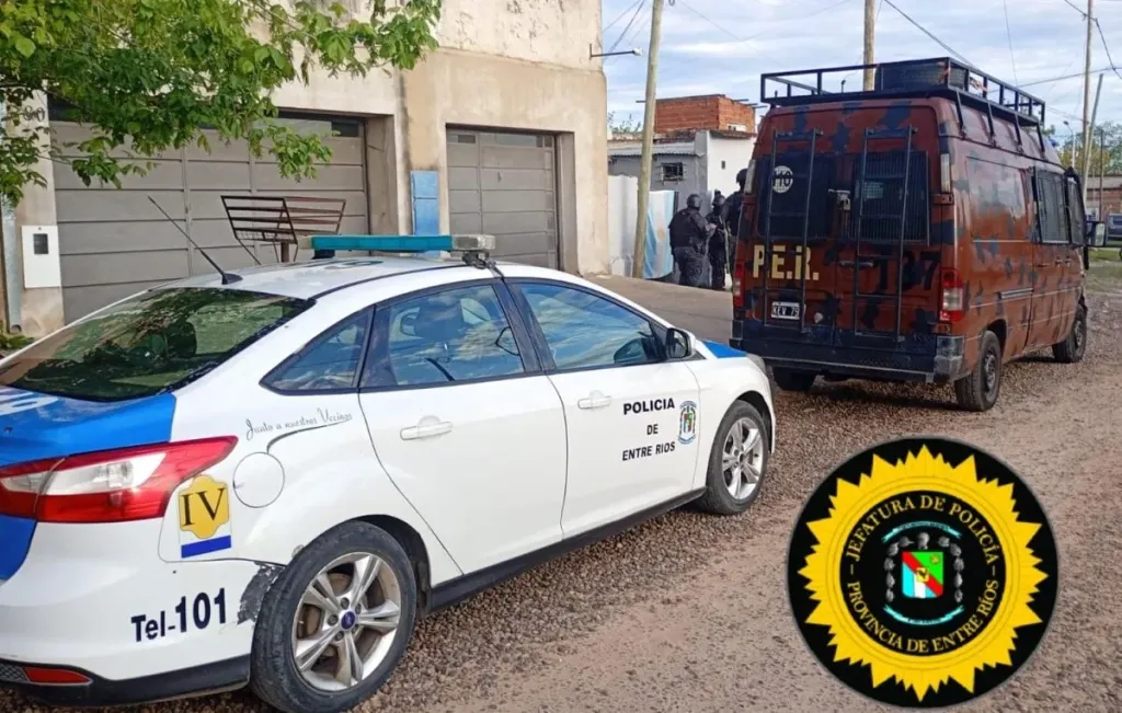 Importante operativo por narcomenudeo en Concepción del Uruguay