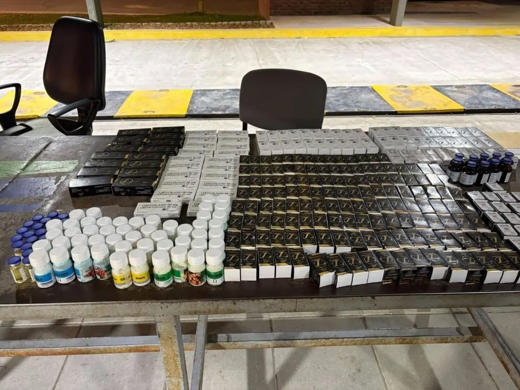 Incautaron anabólicos valuados en más de un millón de pesos uruguayos en la Aduana de Salto Grande