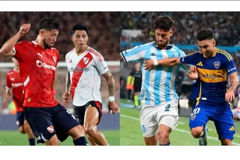 Independiente-Boca y River-Racing: cómo llegan los equipos a los clásicos del domingo