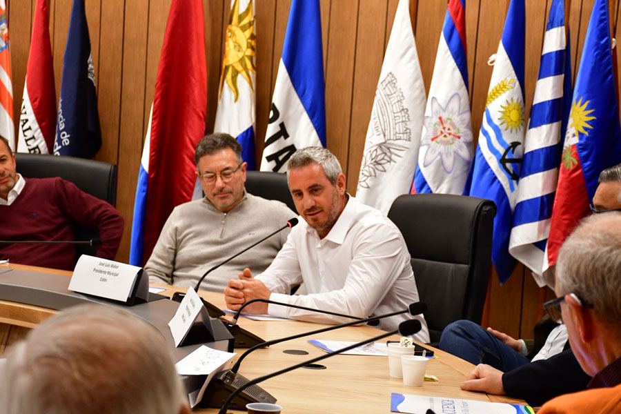 Intensa agenda de trabajo Walser en Montevideo con el Comité de Cuenca del Río Uruguay