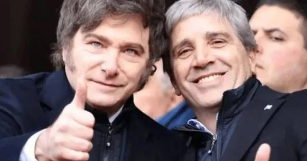 Javier Milei ratificó a Luis Caputo y aseguró contar con 125.000 millones de dólares ante una corrida cambiaria