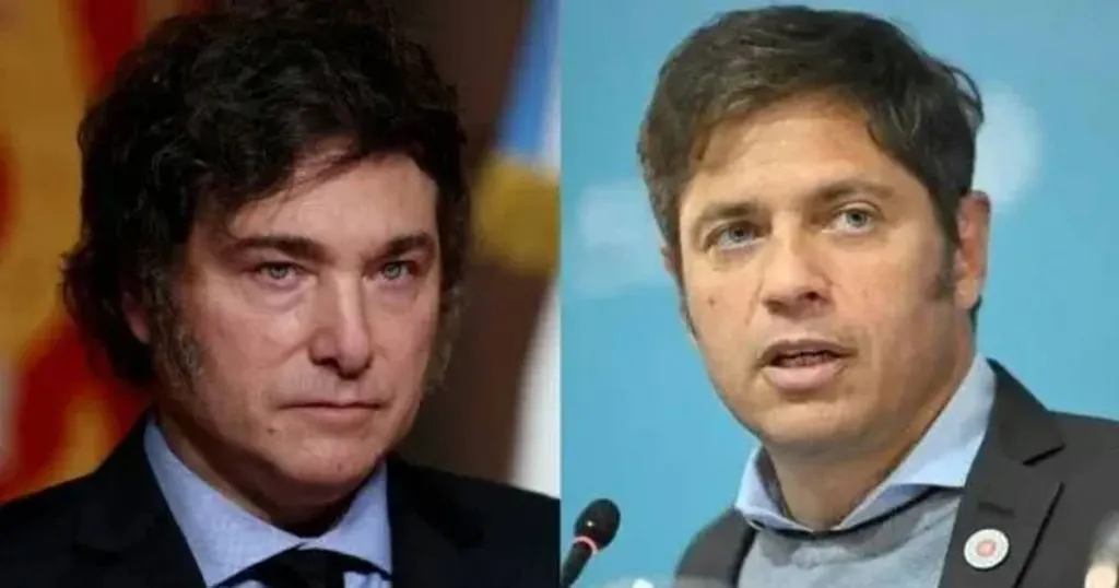 Javier Milei y Axel Kicillof aparecen parejos en un eventual balotaje presidencial de 2027