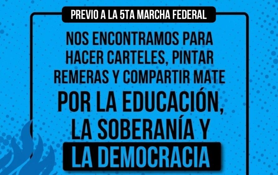 Jornada de encuentro y marcha de Nodocentes de UNER
