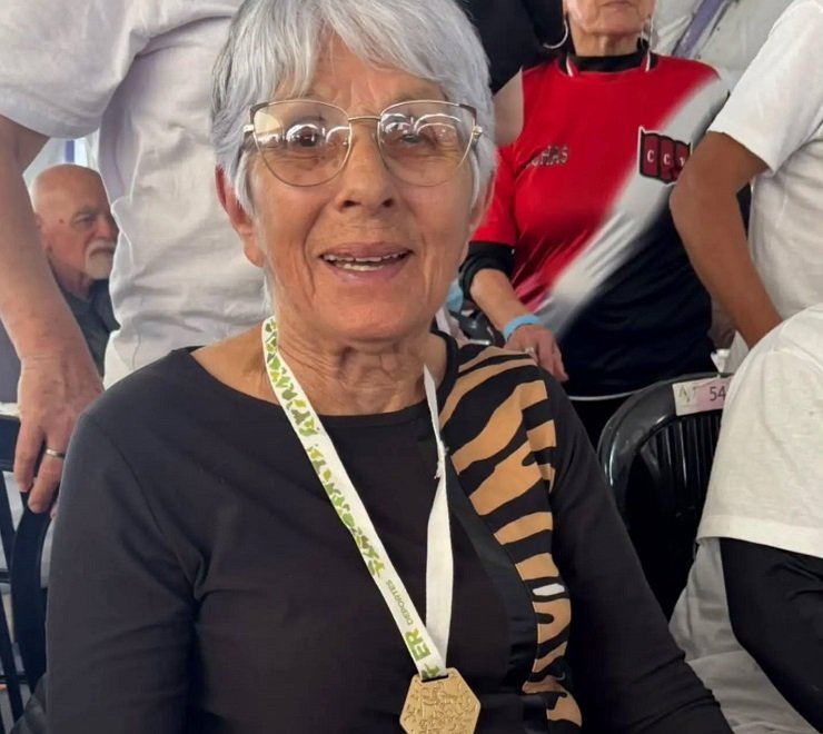Juegos Entrerrianos: Reconocimiento para Teresa Villa de Diamante