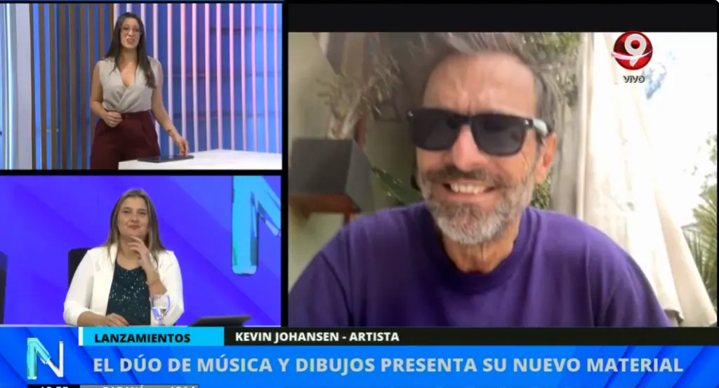 Kevin Johansen y Liniers llegan a Paraná con su nuevo espectáculo: “Es una suerte de amistad arriba del escenario”