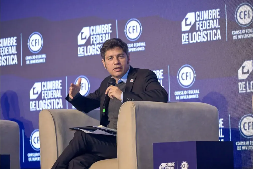 Kicillof pidió avanzar con el Canal Magdalena para integrar la logística marítima y fluvial