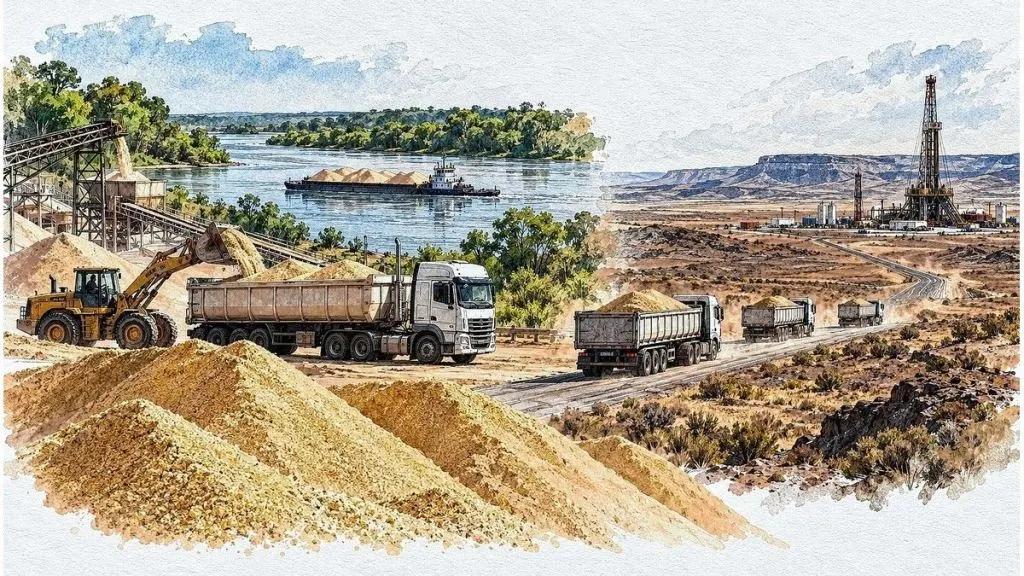 La arena entrerriana es esencial para la expansión de Vaca Muerta