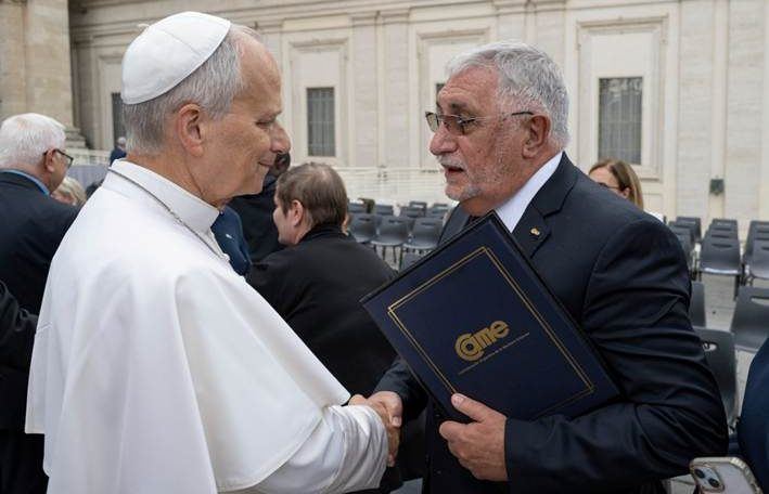 La CAME puso en conocimiento al Papa Leon XIV sobre la coyuntura de las PyMEs