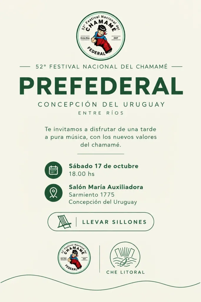La ciudad se prepara para vivir el Pre-Federal rumbo al Festival Nacional del Chamamé