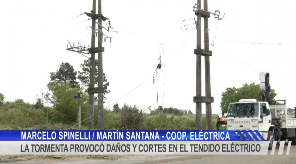 La Cooperativa Eléctrica continúa trabajando para normalizar el servicio tras el temporal