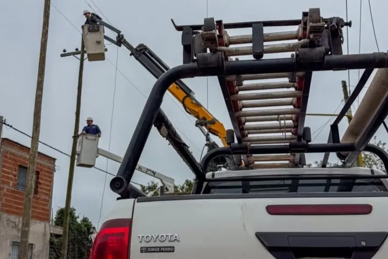 La Cooperativa Eléctrica realizó trabajos en la zona norte de Gualeguaychú