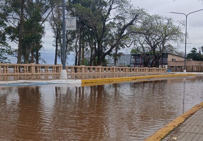 La creciente del río Uruguay obligó a evacuar a siete familias en Concordia