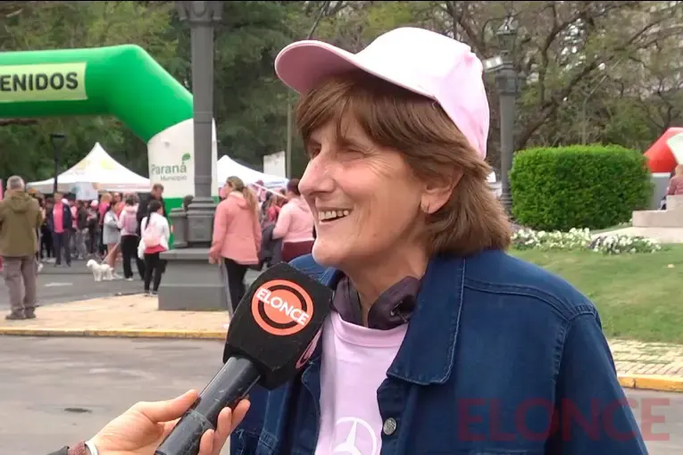 La historia de Ana Rothar, la entrerriana que atravesó el cáncer y compartió su testimonio en la Caminata Rosa