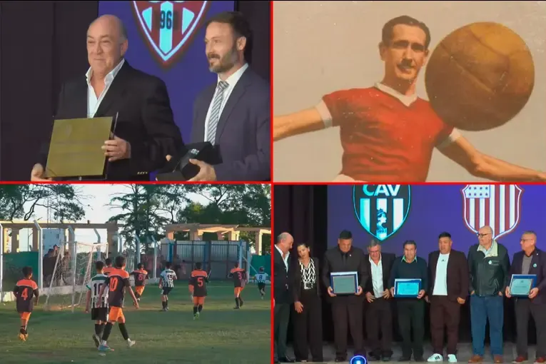 La Liga Concordiense de Fútbol celebra sus 100 años con una emotiva gala en el Teatro Odeón