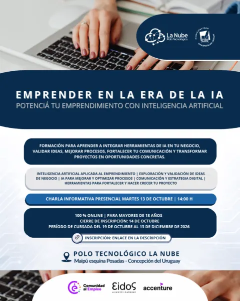 La Nube abre una nueva capacitación para emprender con herramientas de inteligencia artificial