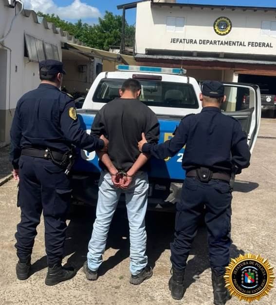 La policía detuvo en Federal a un hombre condenado por abuso sexual agravado