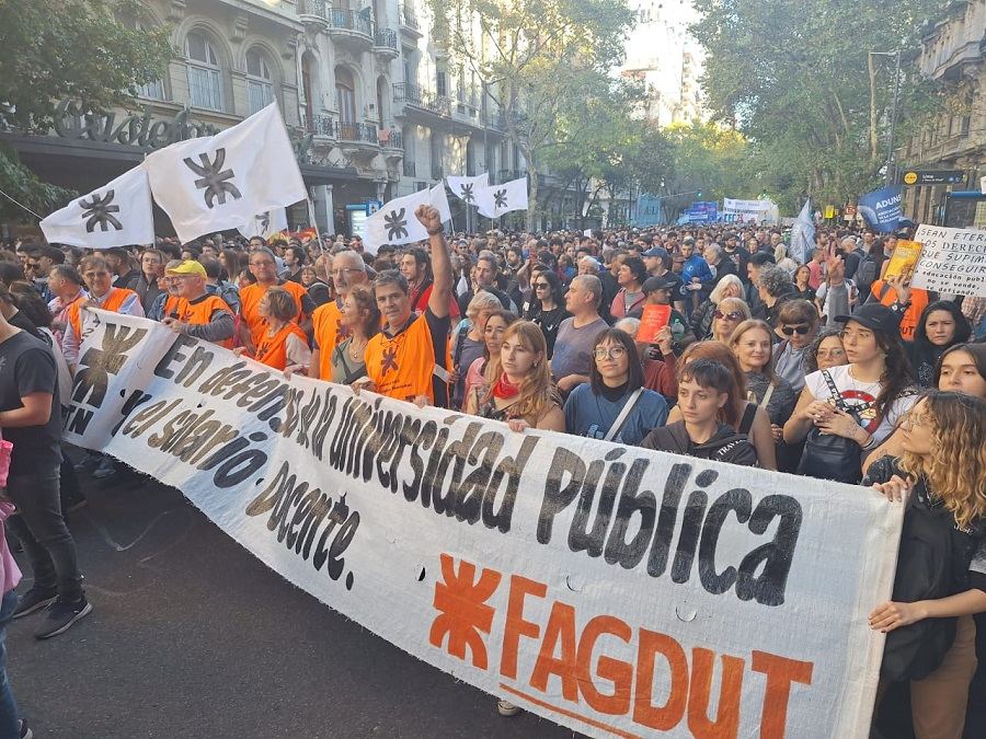 La quinta Marcha Federal Universitaria se moviliza hoy en Concepción