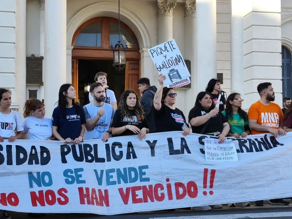 La Universidad reunió las reivindicaciones en contra de Milei