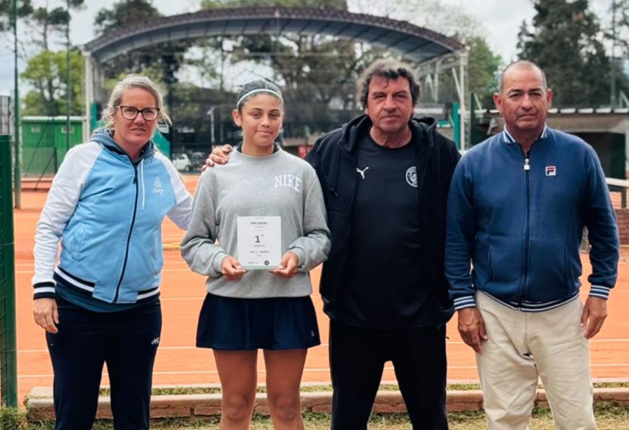 La uruguayense Emilia Dellavedova se coronó campeona nacional Sub 12 en Salta y alcanzó el N° 1 del ranking argentino