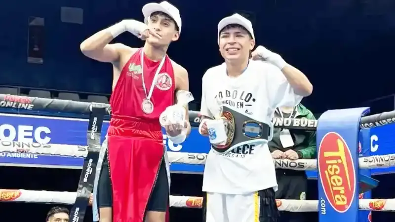 Leonardo Sebastián Maydana de Concordia, se consagró campeón nacional juvenil de boxeo