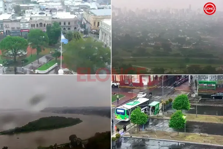Llueve en Paraná y se mantiene la alerta naranja por tormentas para gran parte de Entre Ríos