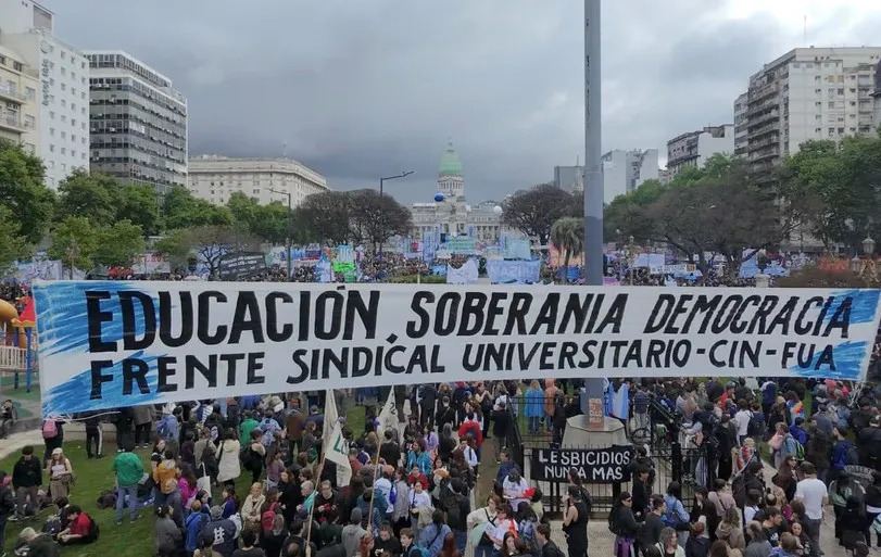 Marcha Universitaria: nuevo reclamo por la Ley de Financiamiento finalizó con incidentes y detenidos