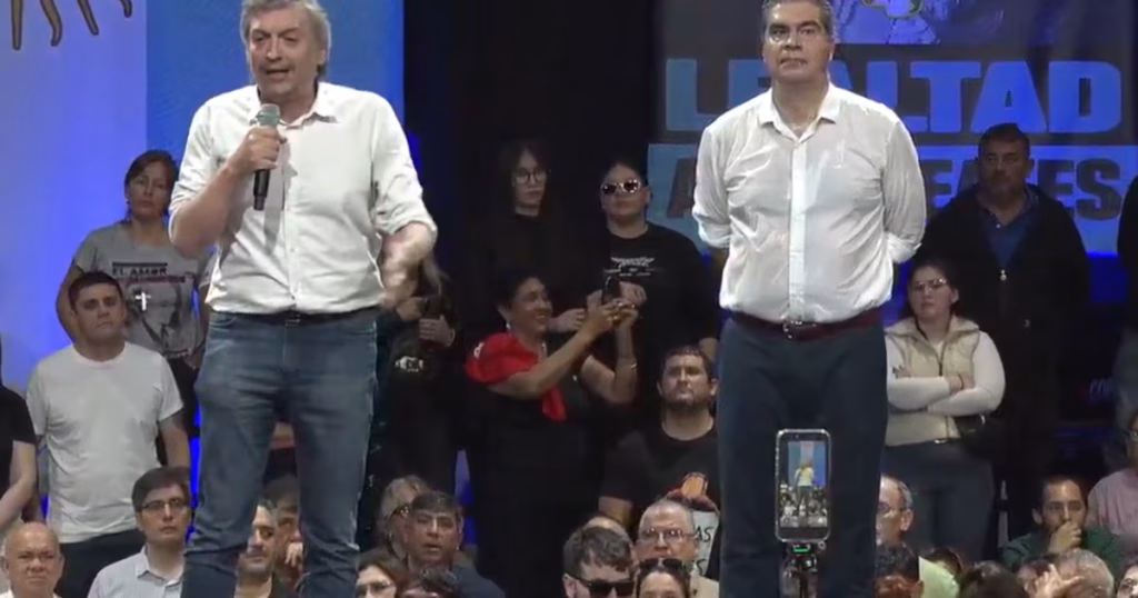 Máximo Kirchner agitó la interna del PJ en Chaco