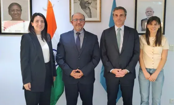 Michel y Marclay gestionan ante India mejores condiciones para las exportaciones entrerrianas