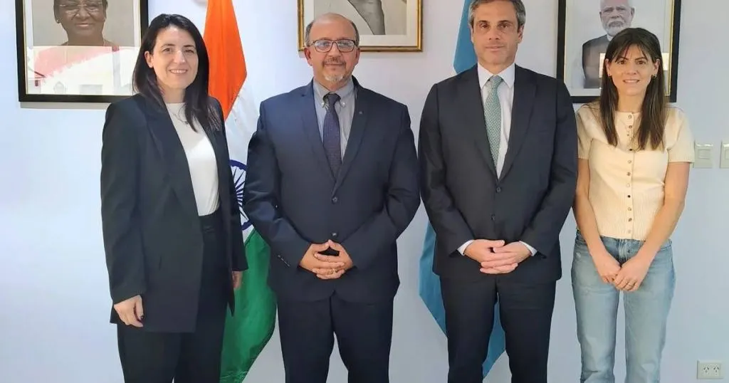 Michel y Marclay se reunieron con el embajador de la India para mejorar el acceso de las exportaciones entrerrianas