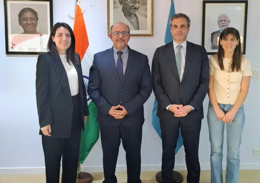 Michel y Marclay se reunieron con el embajador de la India para mejorar el acceso de las exportaciones entrerrianas