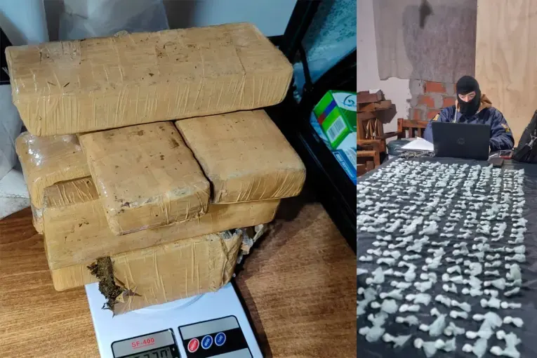 Millonario secuestro de drogas y dinero tras allanamientos en Paraná y cinco localidades entrerrianas