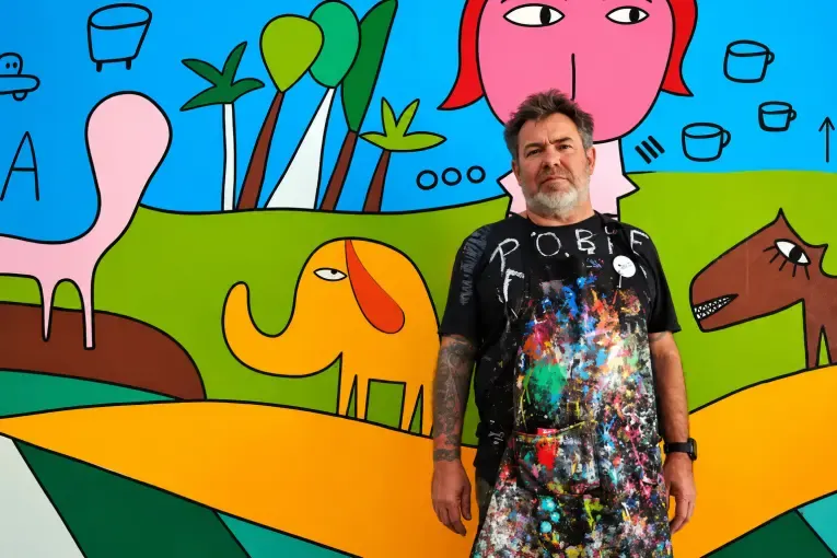 Milo Lockett habló tras el borrado de su mural en el Hospital San Roque: “No estoy enojado, lo volvería a hacer”