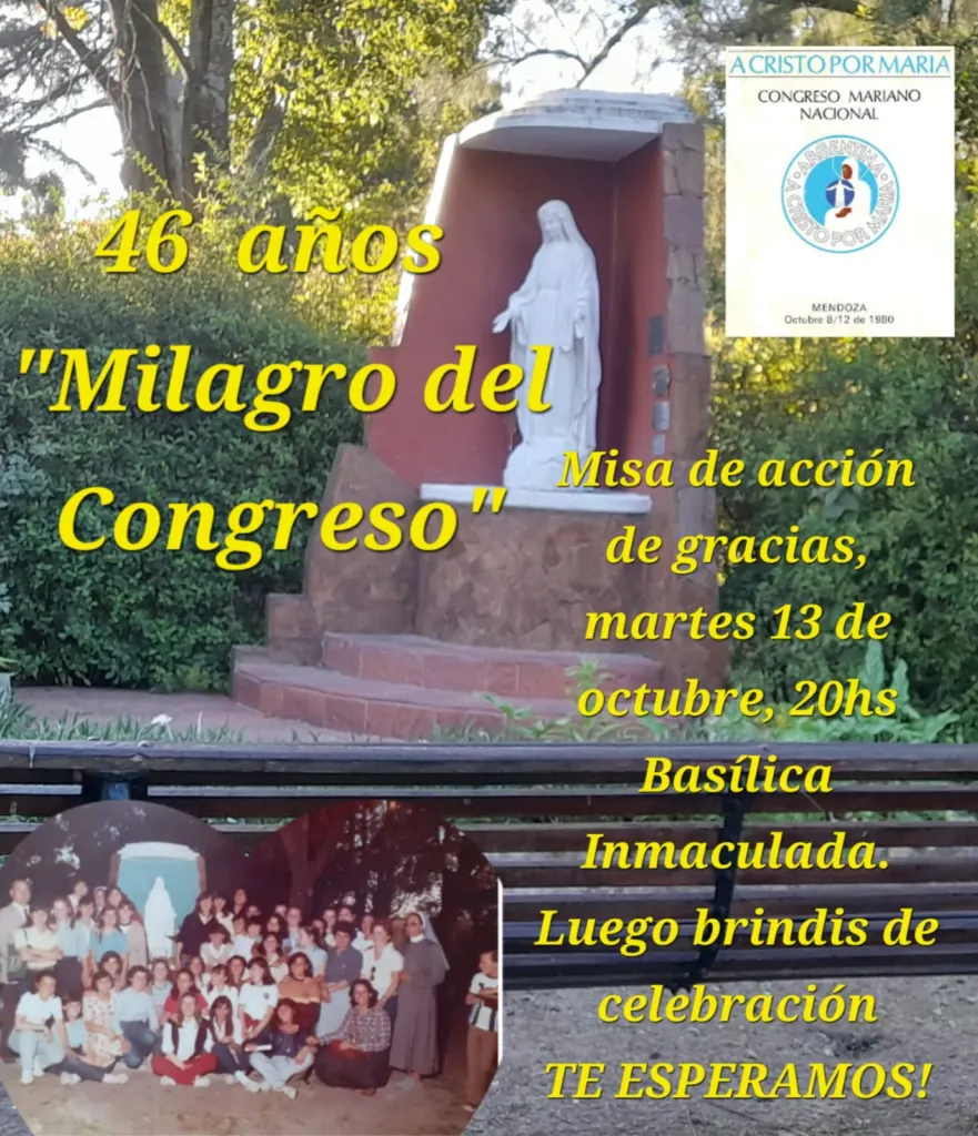 Misa por los 46 años del Milagro del Congreso