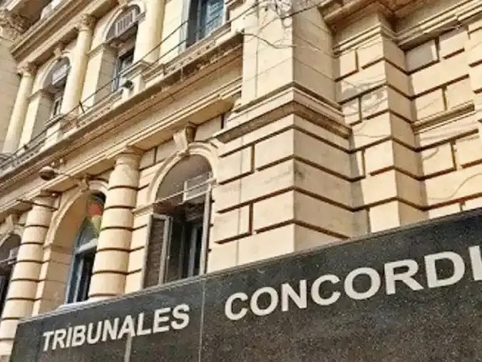 Movimiento de causas judiciales en tribunales de Concordia