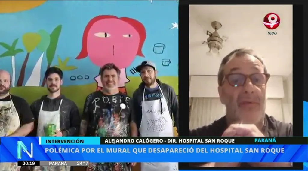 Mural de Milo Locket: “La decisión no fue borrar una obra artística, sino prevenir un riesgo”