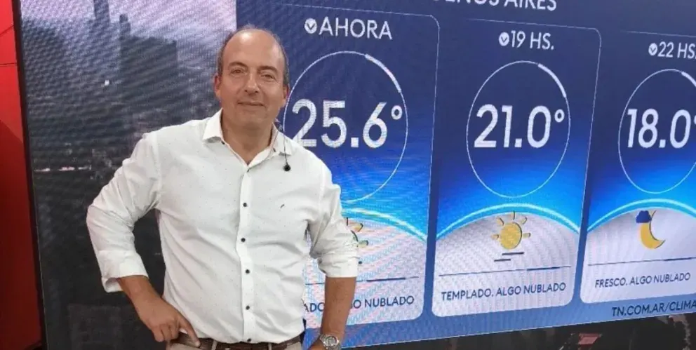 Murió Fernando Confessore a los 58 años: histórico meteorólogo de TN y El Trece