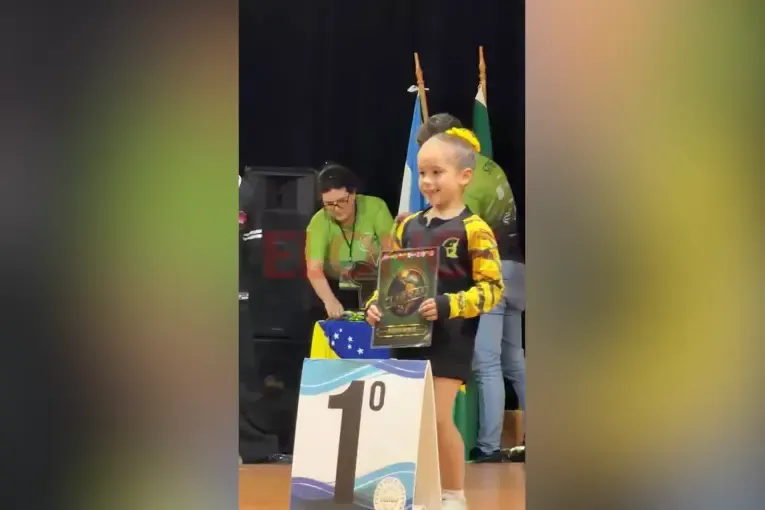 Niña paranaense se consagró campeona sudamericana de gimnasia artística