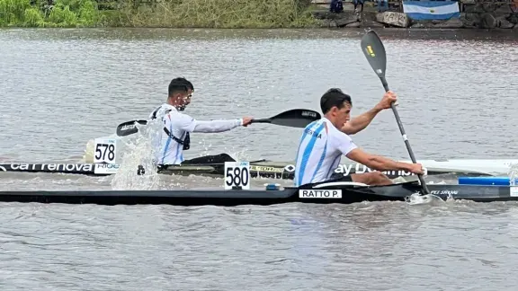 «Nunca pensé que iba a vivir esto de local»: Agustín Ratto fue cuarto en K1 Seniors