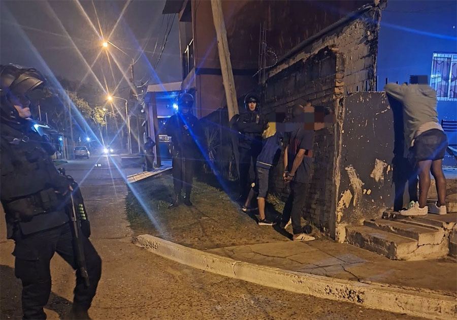 Operativo Saturación en Concordia: identificaron a decenas de personas y secuestraron cocaína