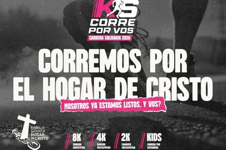 Organizan una carrera solidaria a beneficio del Hogar de Cristo de Gualeguaychú