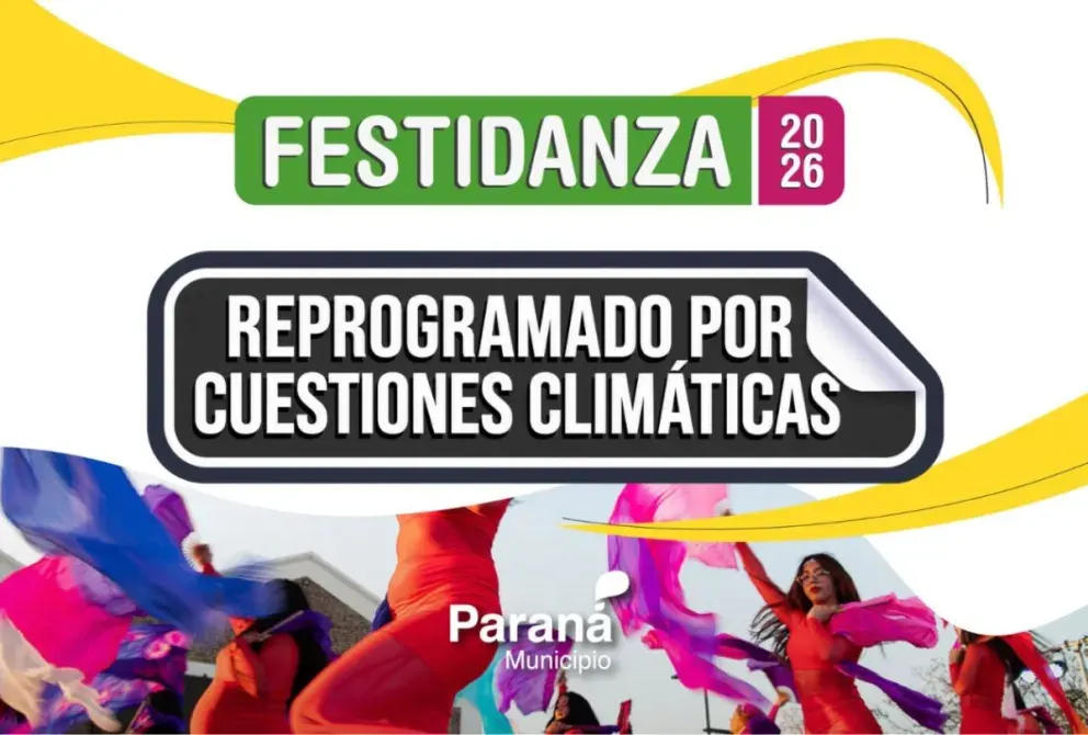 Paraná: se suspende el Festidanza 2026 por cuestiones climáticas