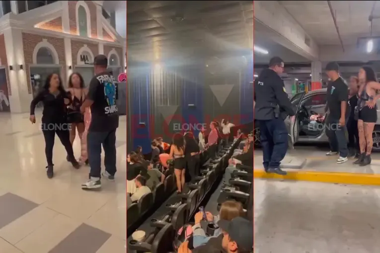 Pelea y ataque con gas pimienta en cine de Paraná: dos detenidas y espectadores afectados