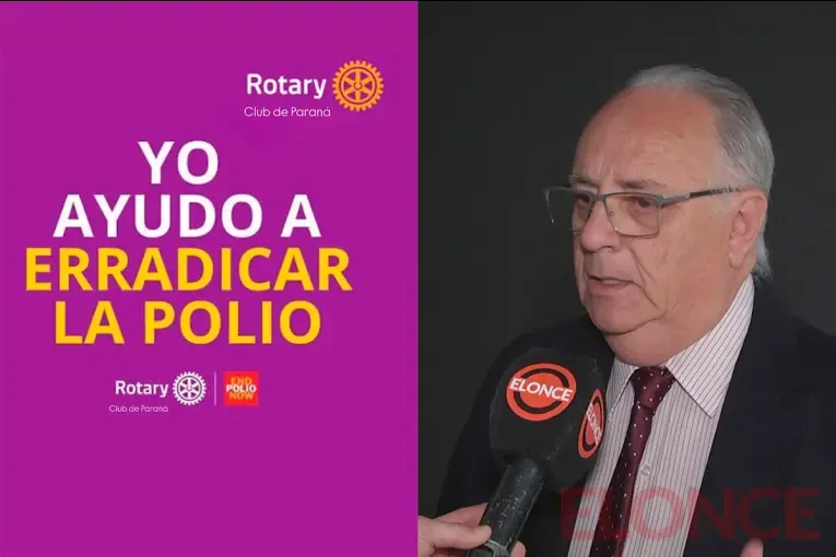 Poliomielitis: Rotary Club Paraná realizará el sábado una jornada de prevención