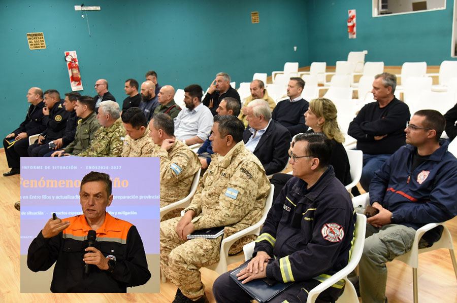 Presentaron en Concepción del Uruguay el programa provincial de respuesta ante el Fenómeno de El Niño